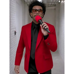 Blinding Lights The Weeknd Red Blazer